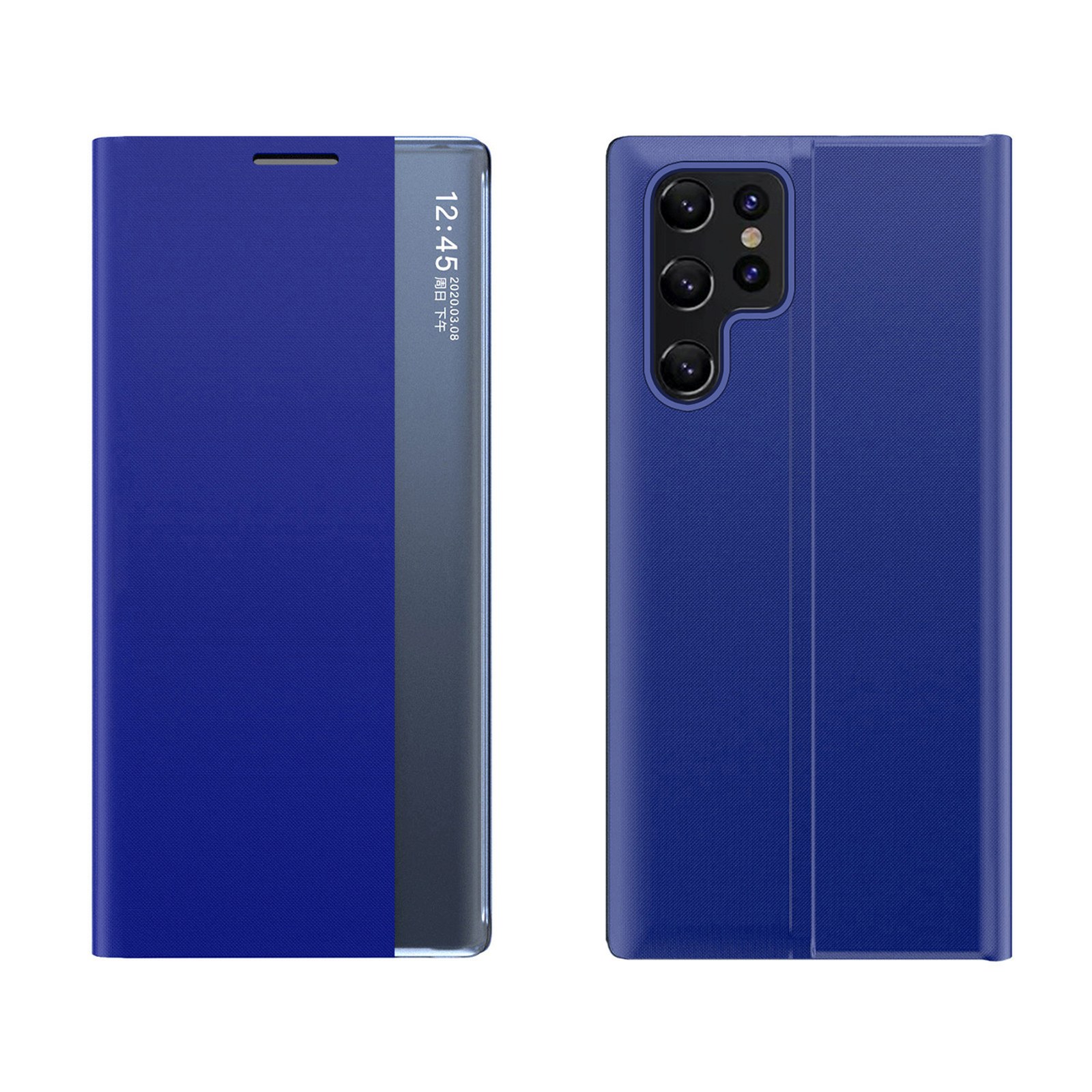 Samsung Galaxy S24 Fe Neue Schutzhülle Mit Klapp- Und Standfunktion – Blau