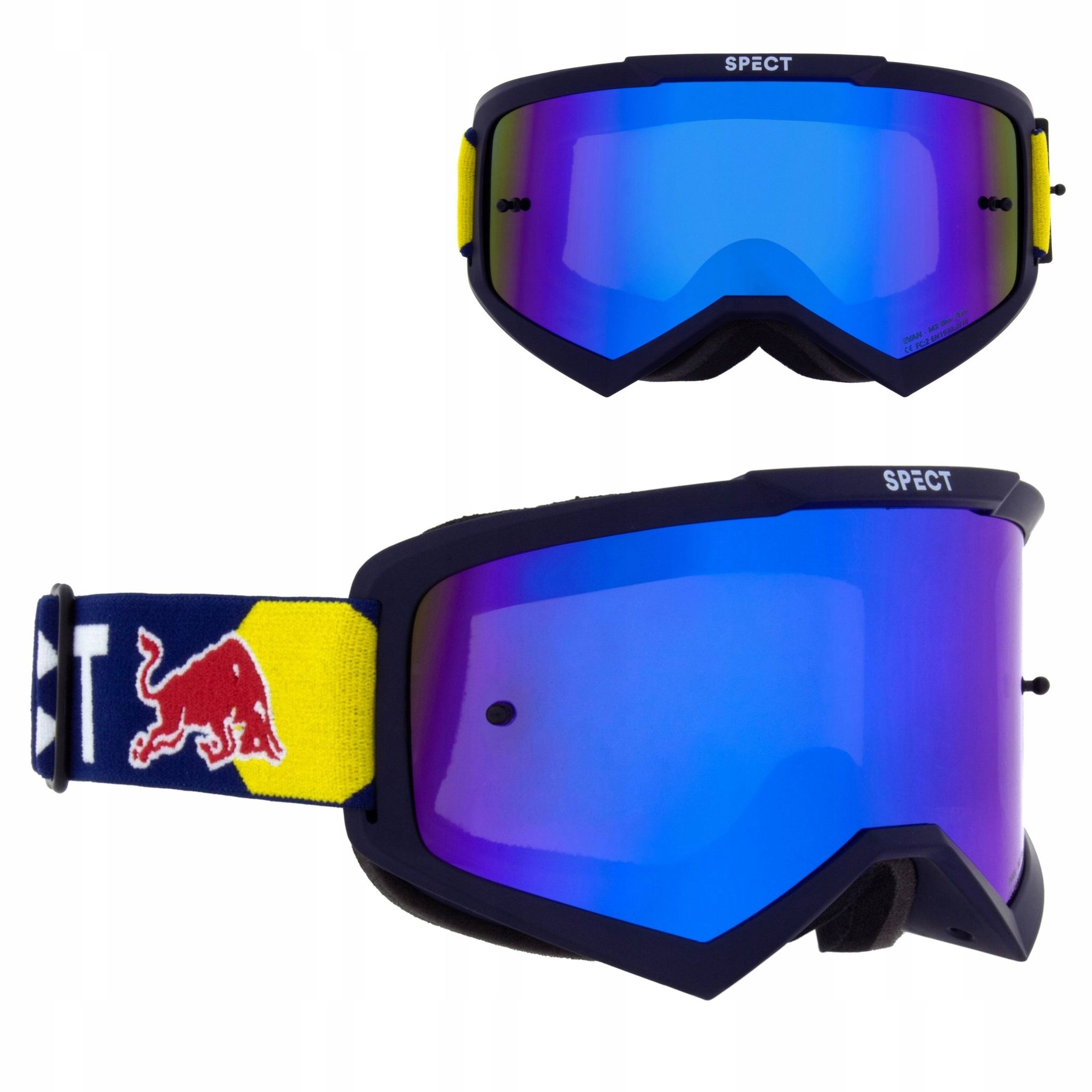 Red Bull Cross Enduro Quad Motorradbrille Mit Uva/uvb-schutz, Spec Evan