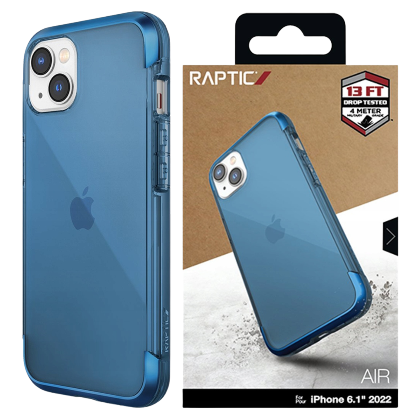 Raptic X-doria Air Schutzhülle Für Iphone 14, Gepanzert, Blau