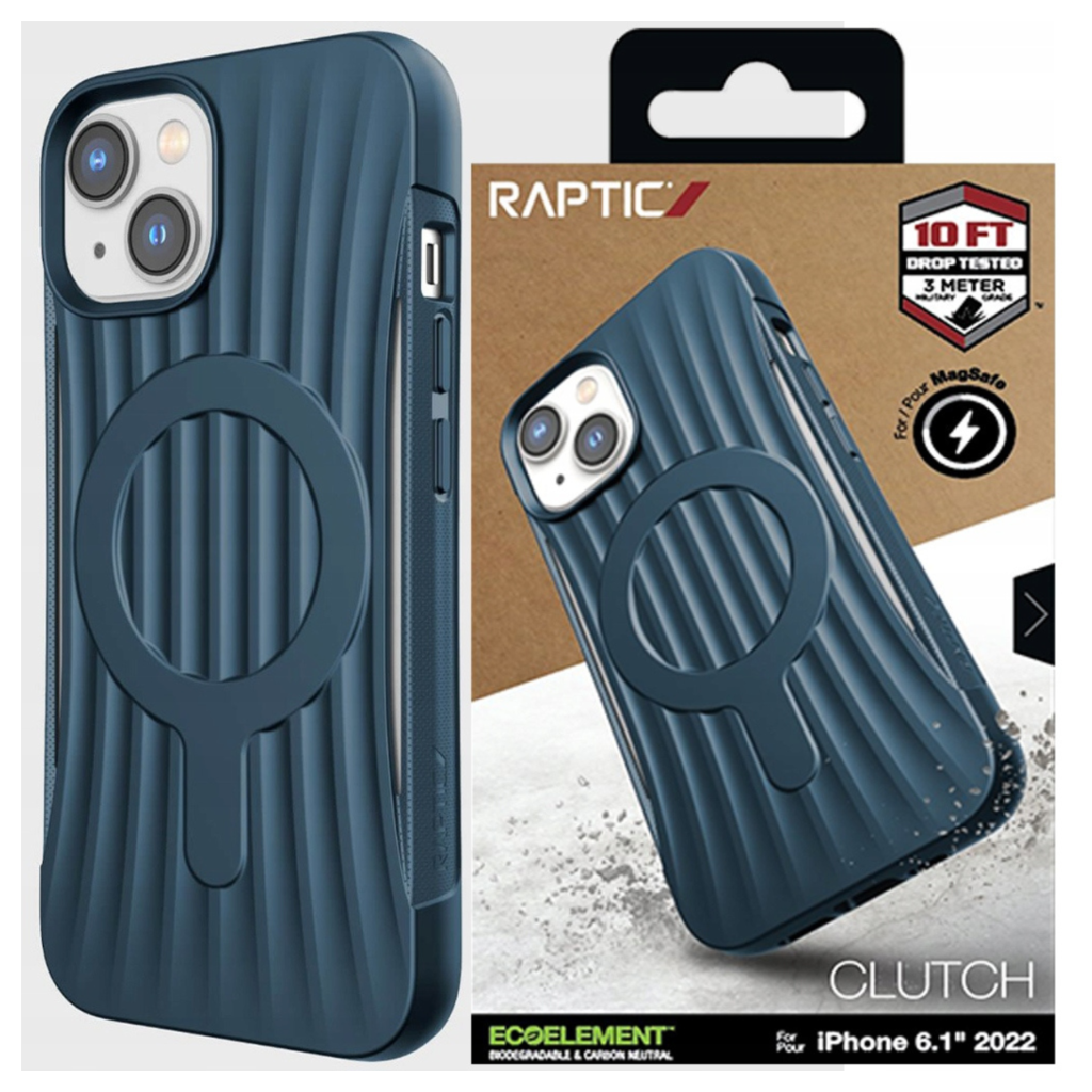 Raptic X-doria Clutch Built Case Iphone 14 Plus Mit Magsafe-rückseite, Blau