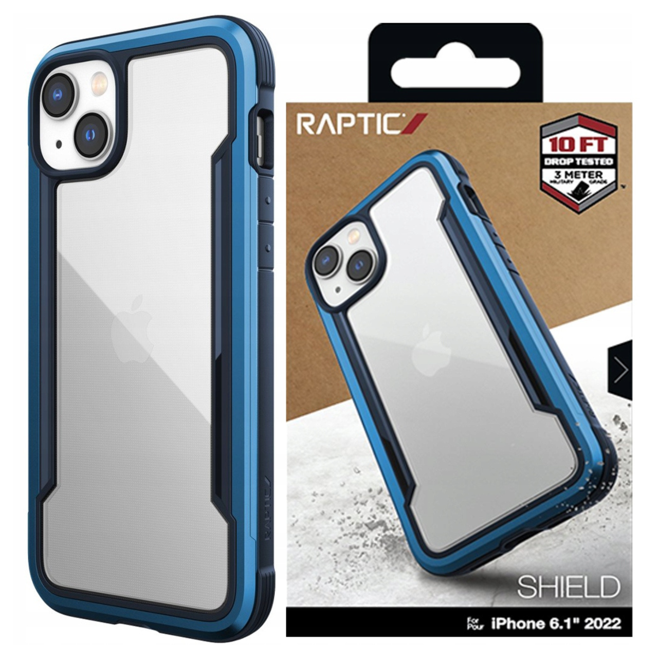 Raptic X-doria Shield Case Iphone 14 Schutzhülle, Blau