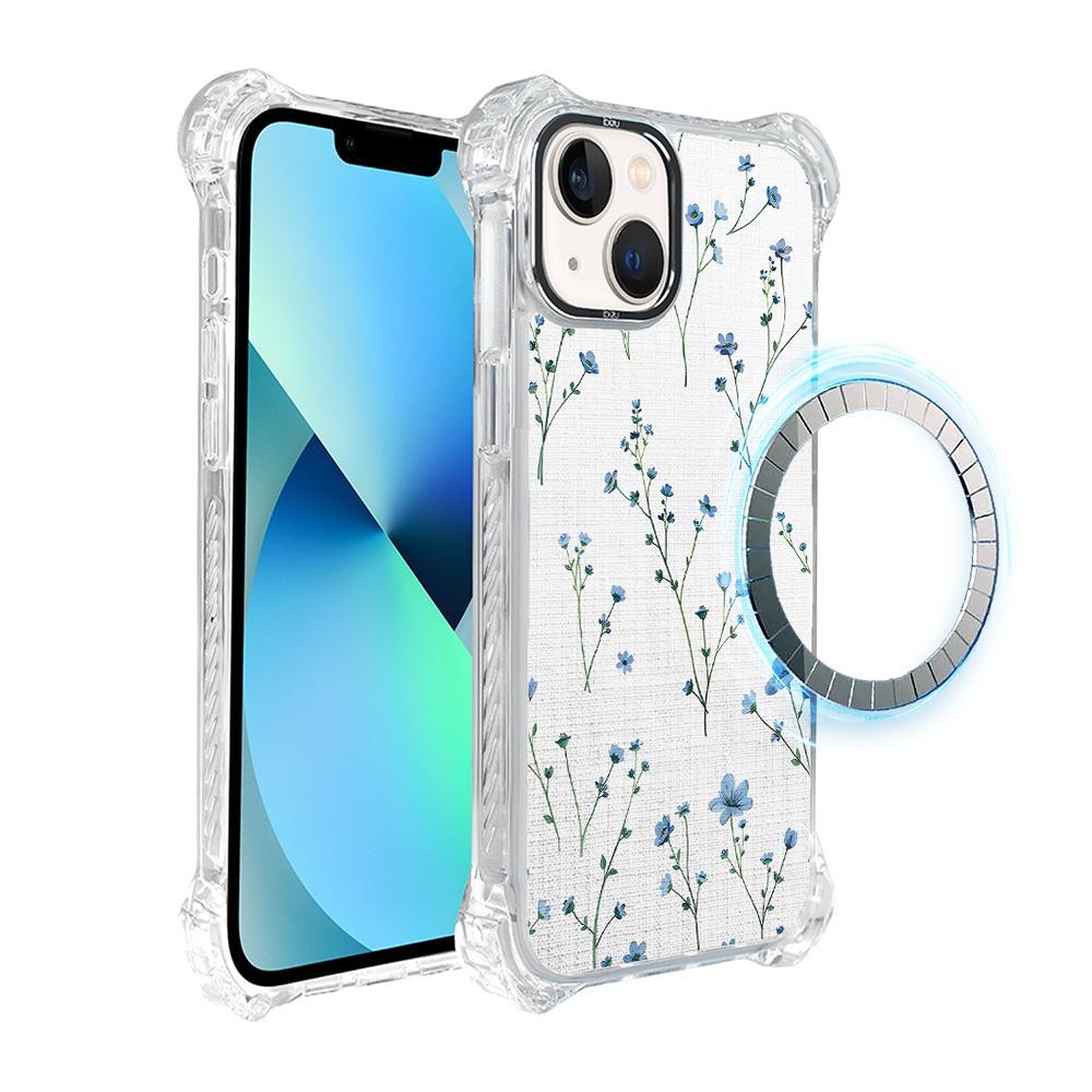 Iphone 13 Ibizu Dropguard Ultra Hülle Mit Magsafe, Pastel Bloom, Dream Blue
