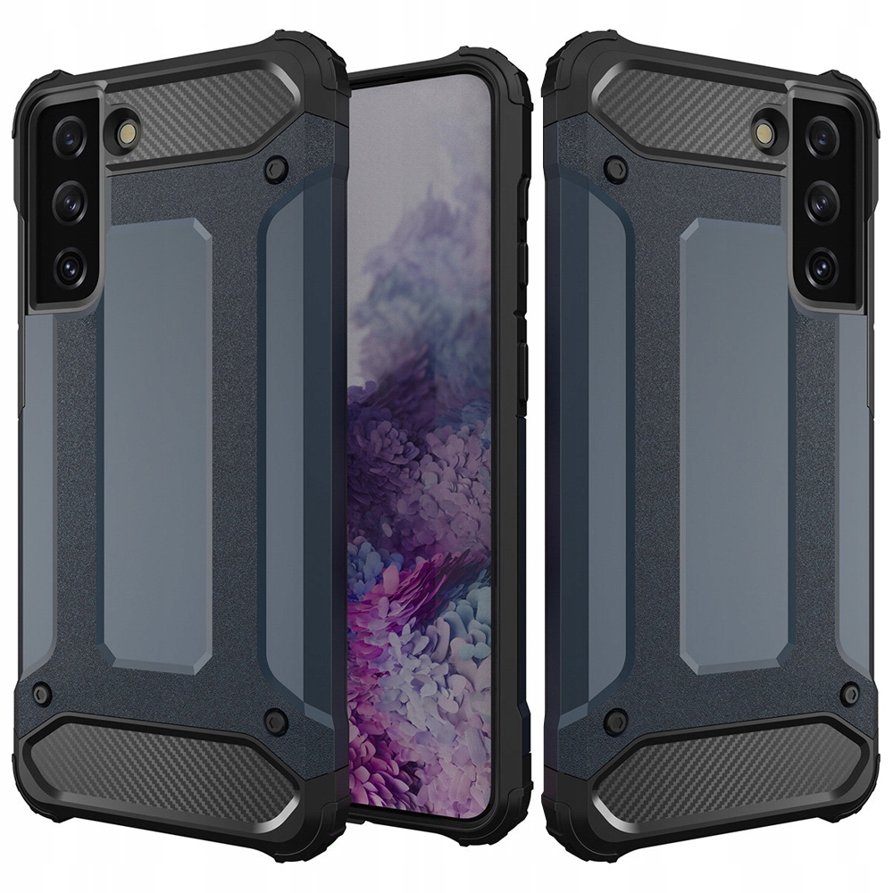 Hybrid Armor Schutzhülle Für Samsung Galaxy S23+ – Blaue Hybrid-schutzhülle