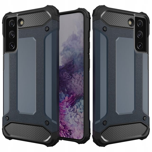 Hybrid Armor Schutzhülle Für Samsung Galaxy S23+ – Blaue Hybrid-schutzhülle