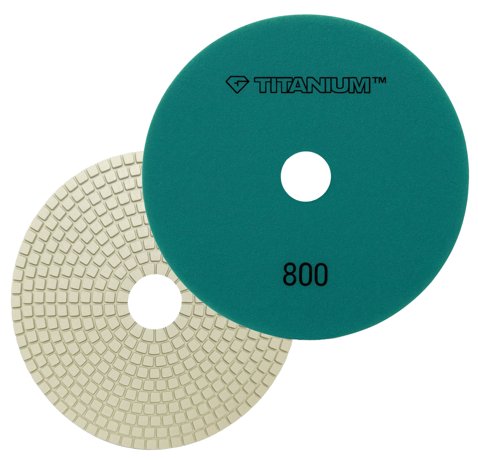Diamantpolierscheibe Zum Schleifen Von Porzellanfliesen, 150 Mm, Gr 800, Titan