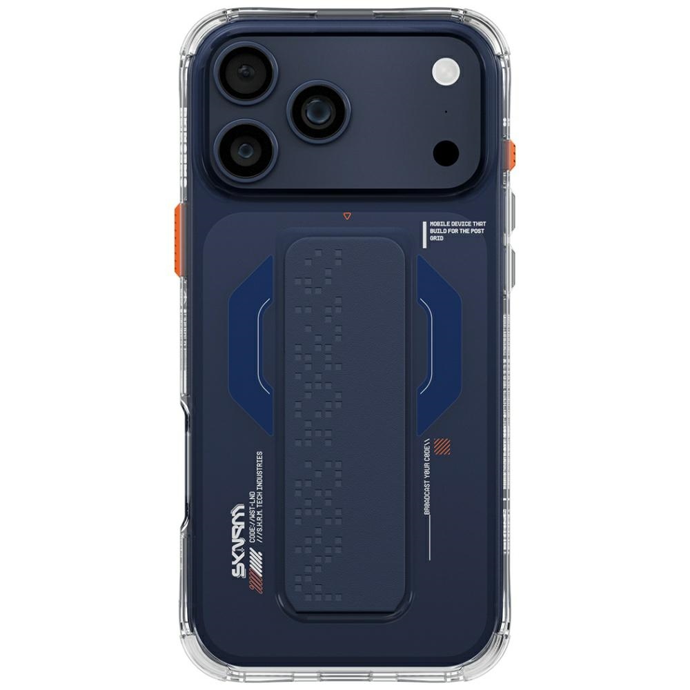 Skinarma Haxa Hülle Für Iphone 17 Pro Max Mit Magnetischem Ladeanschluss Und Griffständer, Blau