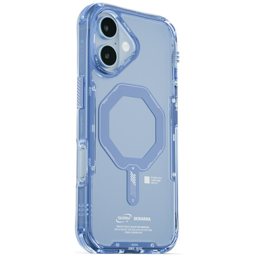 Skinarma Saido Hülle Für Iphone 17 Mit Magnetischem Ladeanschluss, Blau