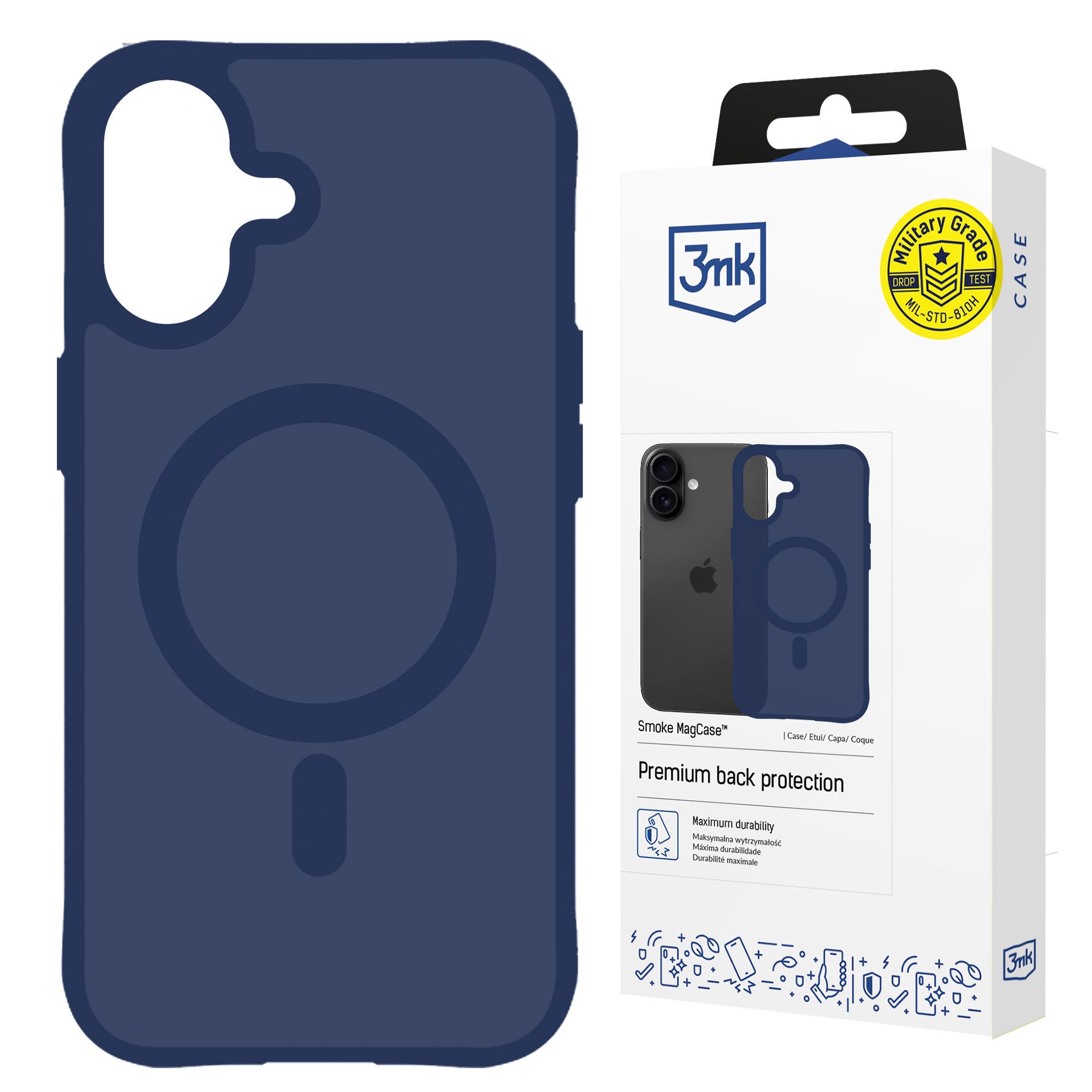 Apple Iphone 17 - 3mk Smoke Magcase Blau