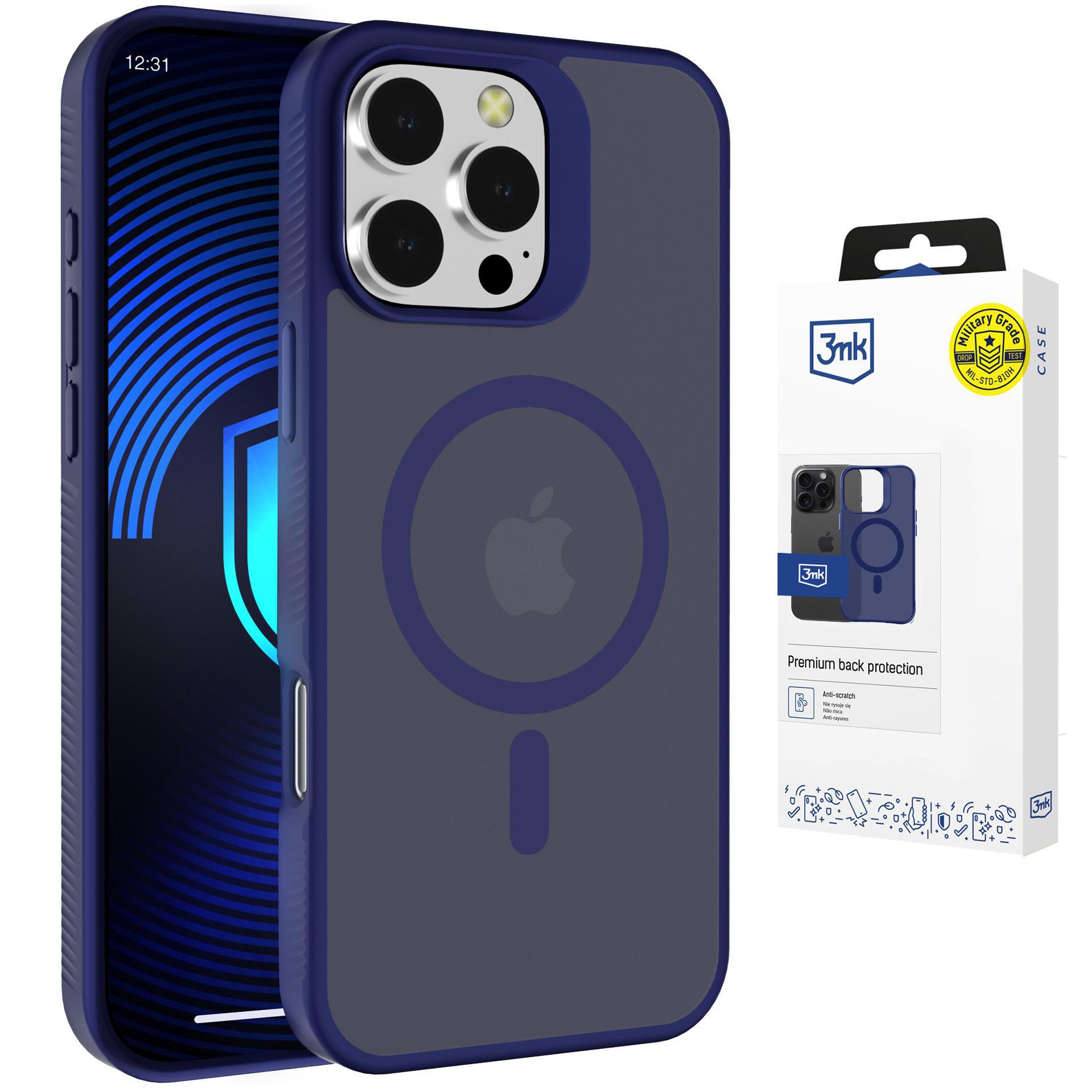 Apple Iphone 16 Pro Max – 3mk Smoke Magcase Blau