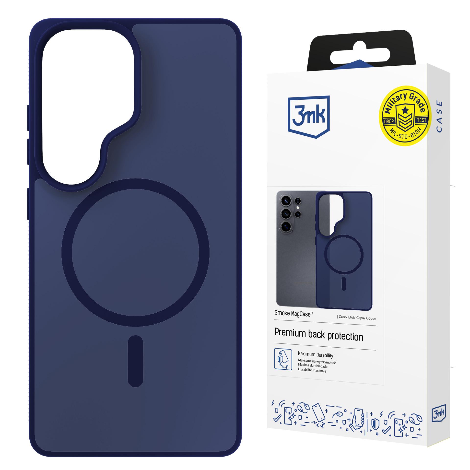 Samsung Galaxy S26 Ultra - 3mk Smoke Magcase Blau