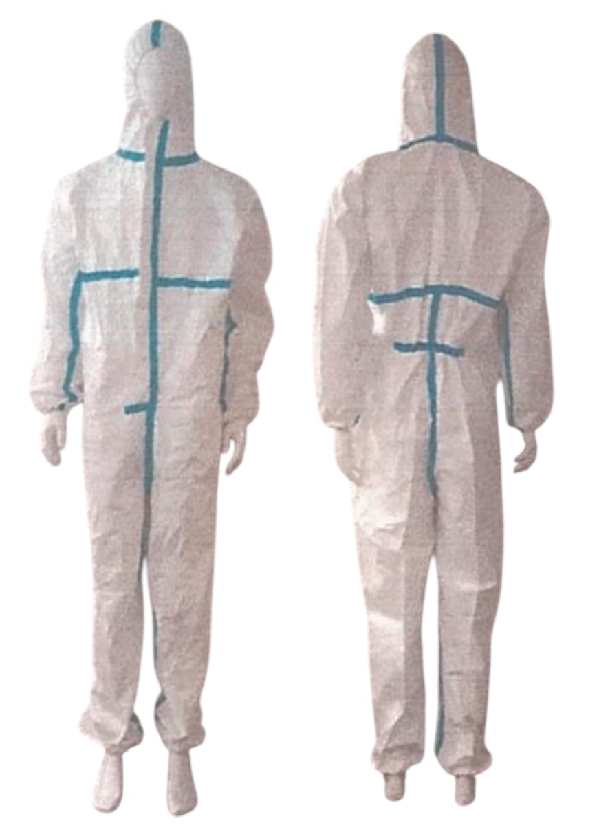 Sv170 Schutzoverall Mit Blauen Streifen, Suvicom Typ - 3/4 Xl