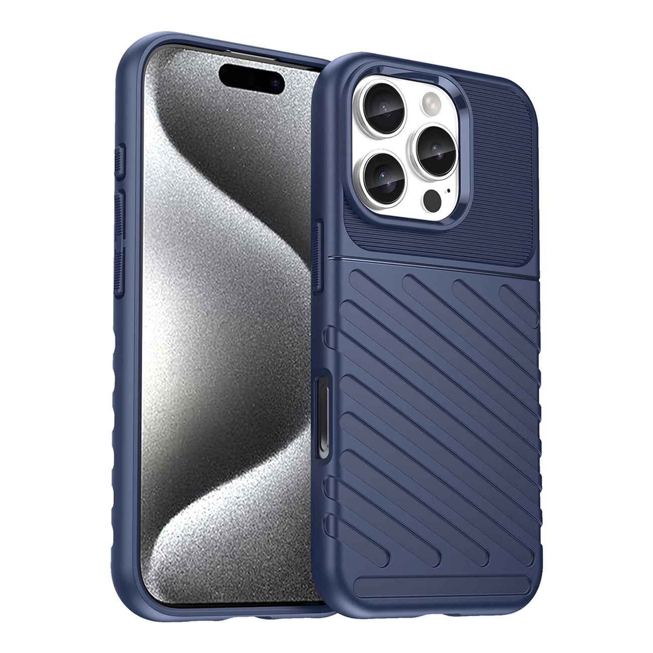 Thunder Case Für Iphone 16 Pro – Blau