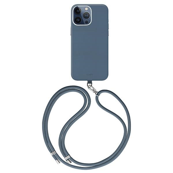 Uniq Hülle Coehl Muse Für Iphone 15 Pro Max (6,7 Zoll) Mit Magnetischem Ladeanschluss, Blau/saphirblau