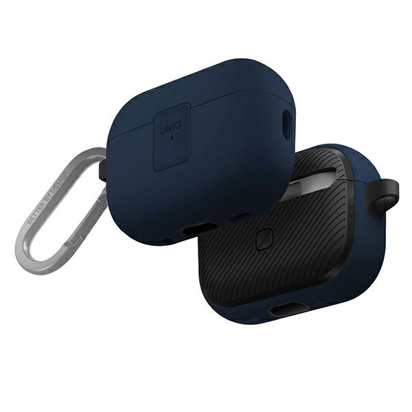 Uniq Clyde Lock Case Für Airpods Pro 2 (2022/2023), Königsblau-dunkelgrau