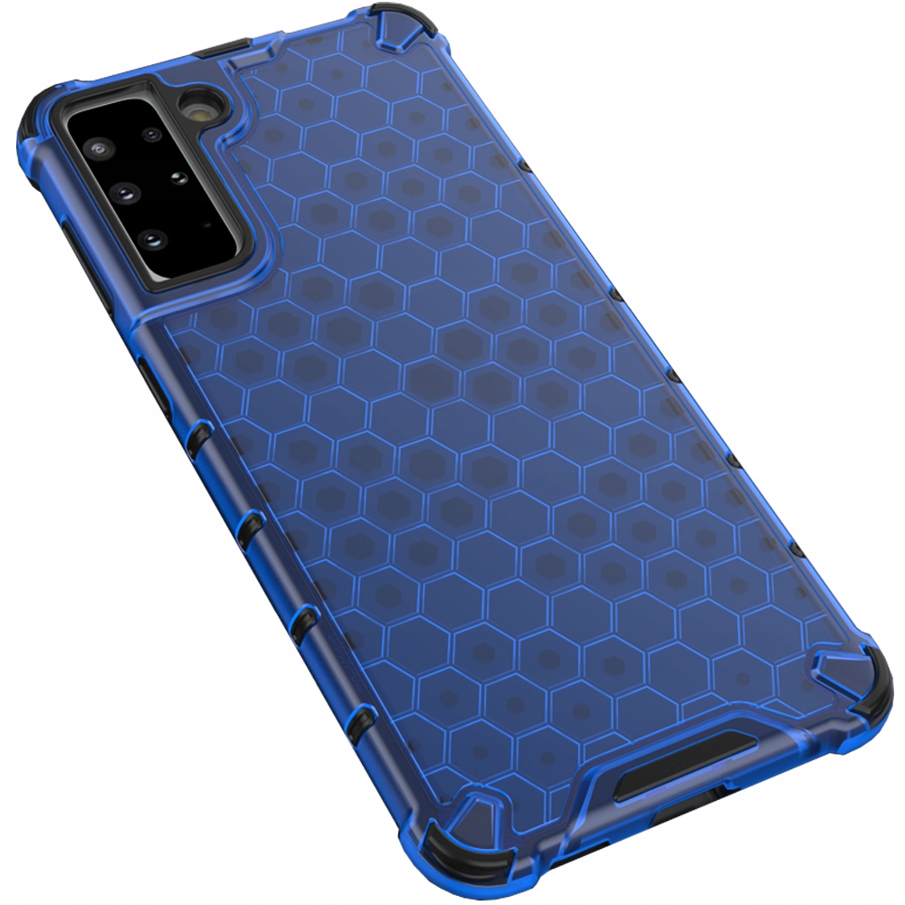 Wabenförmige Schutzhülle Mit Gelrahmen Für Samsung Galaxy S22+ (s22 Plus) Blau