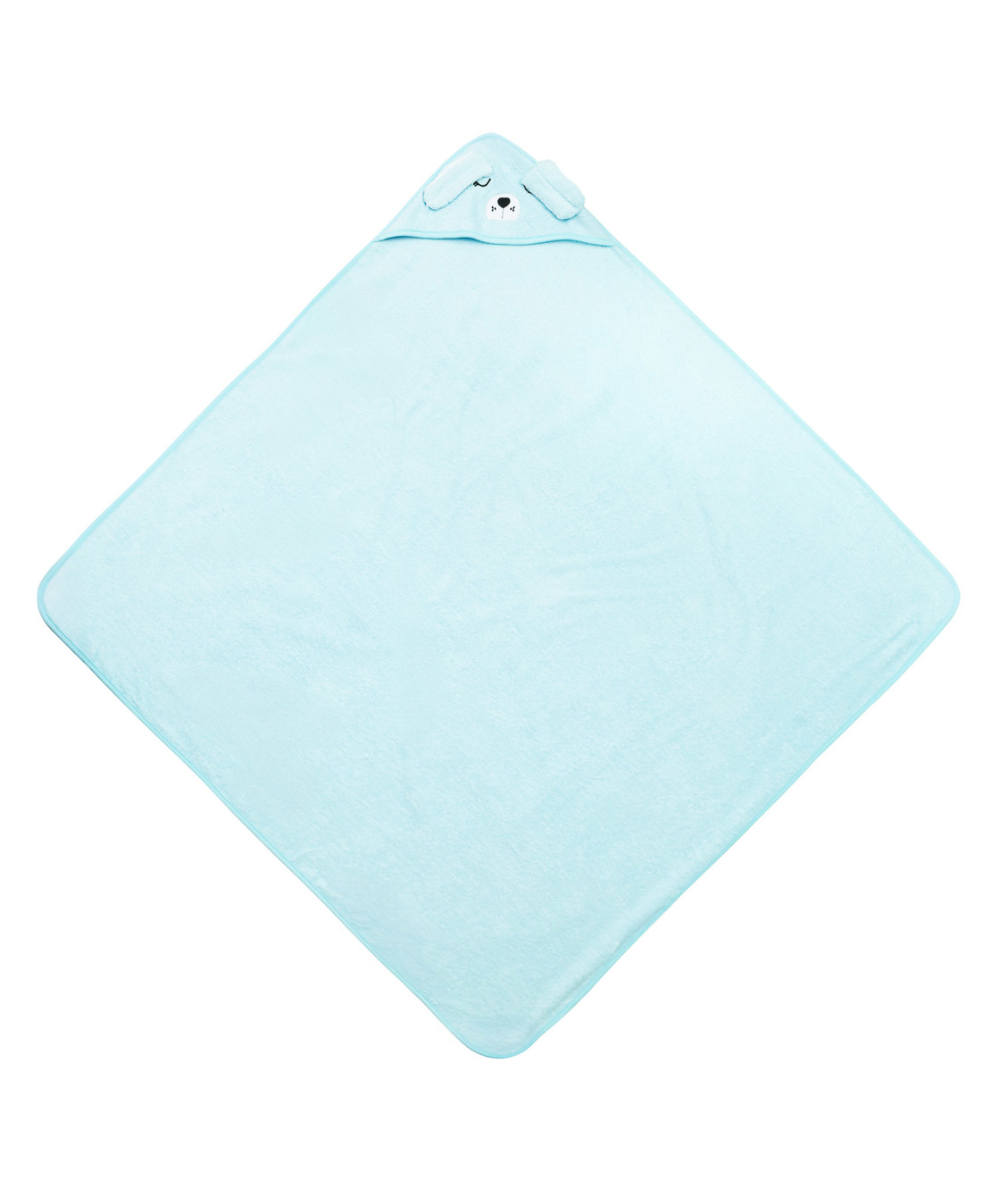Bathfriends Badetuch 100x100 Cm, Hundemotiv, Blau