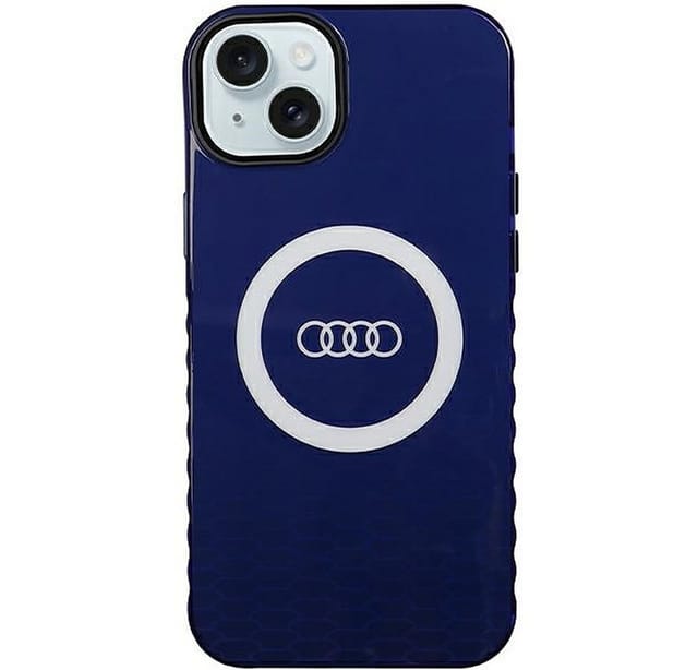 Iphone 15 Plus Audi Magsafe Hülle Blau
