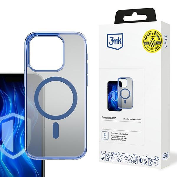 Iphone 16 Pro 3mk Frosty Magsafe Hülle Blau