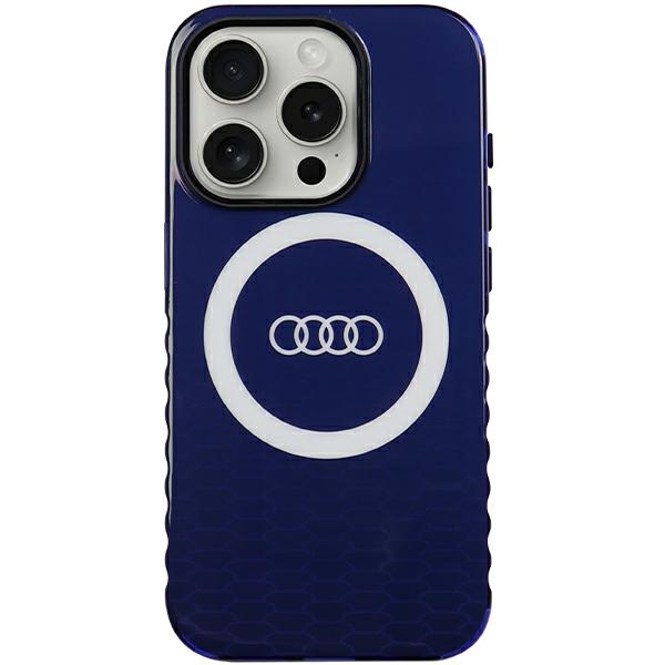 Iphone 15 Pro Audi Magsafe Hülle Blau