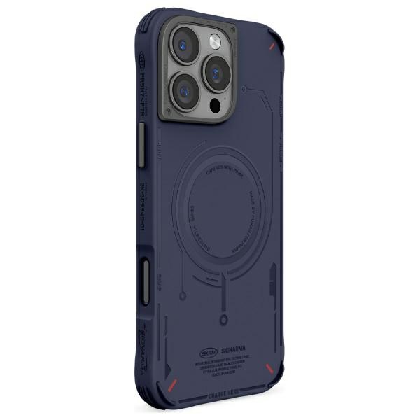 Iphone 16 Pro Max Skinarma Magnetische Ladehülle Marineblau