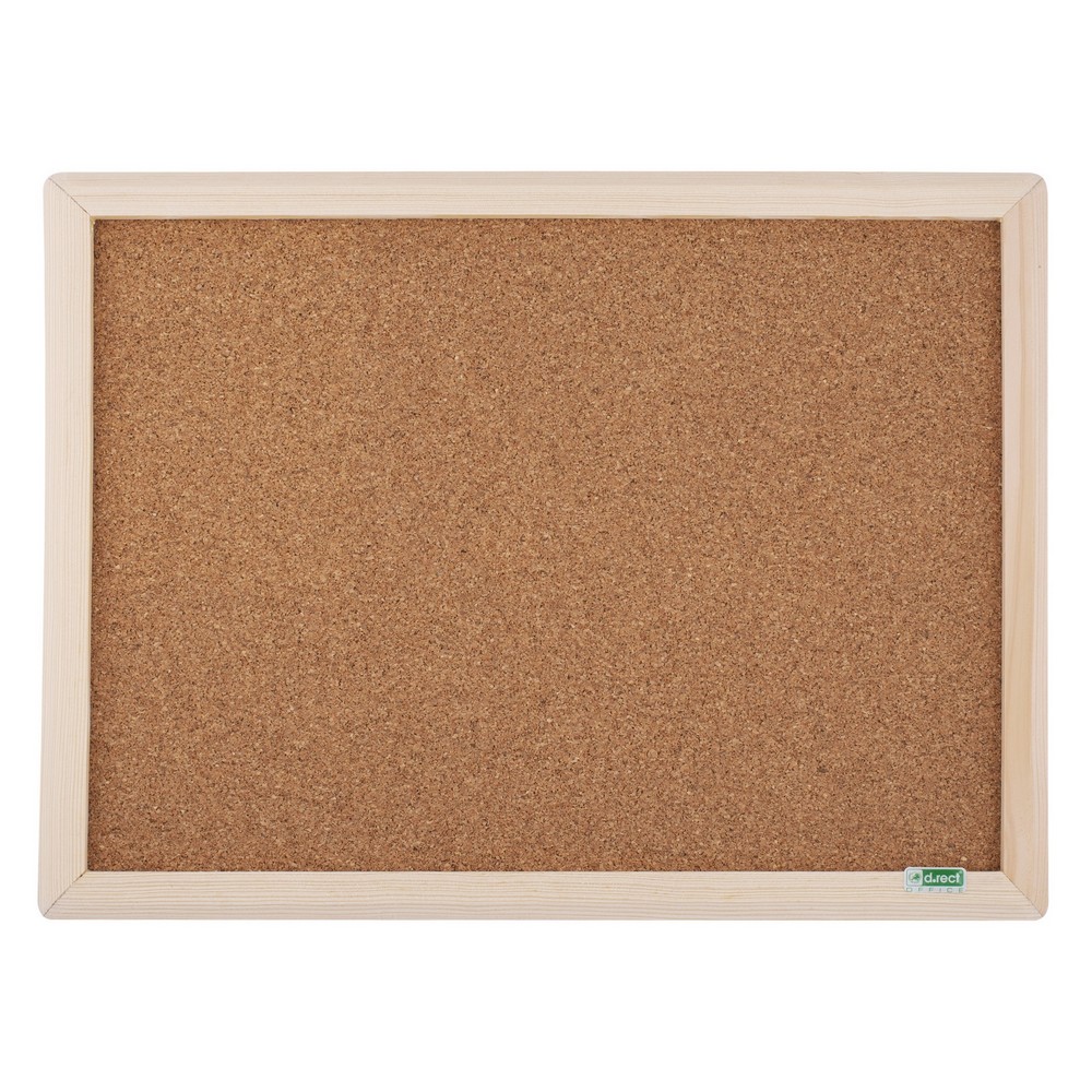 Rechteckige Korkplatte 900x1200 Mm In Einem Holzrahmen