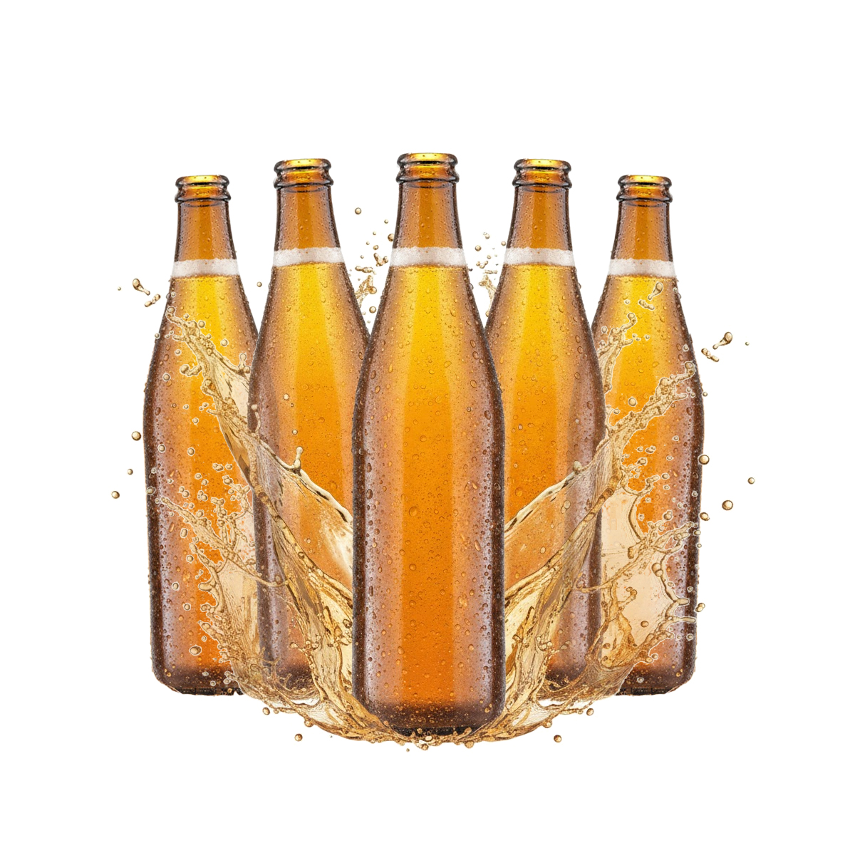 5x Bierflaschen Cider Vichy Light 500ml Radler Bierflasche 5 Stück.