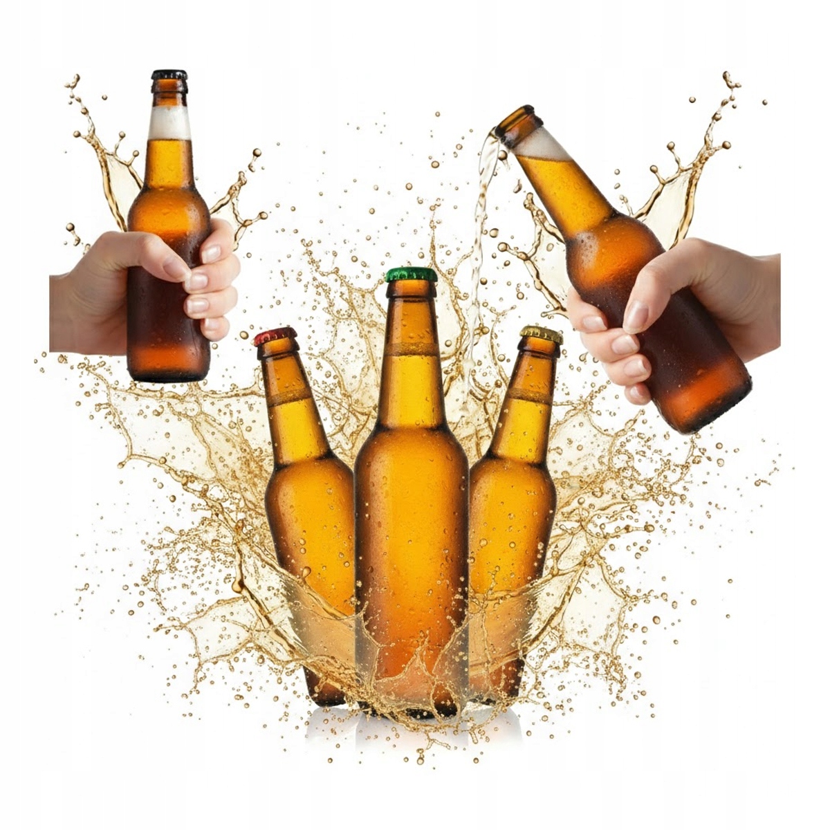 50 X 330 Ml Langhals-glasflaschen Für Bier, Brauerei, Apfelwein Usw.