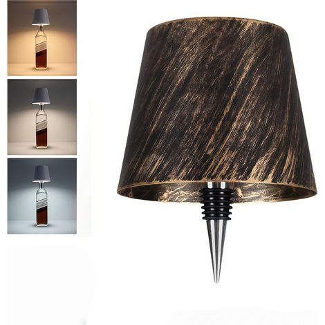 Kabellose Flaschenlampe, Neue Kabellose Weinflaschenlampe Mit Stufenloser Dimmfunktion In 3 Farben, Wiederaufladbare Led-weinflaschenlampe Mit Touch-steuerung Für Zuhause.