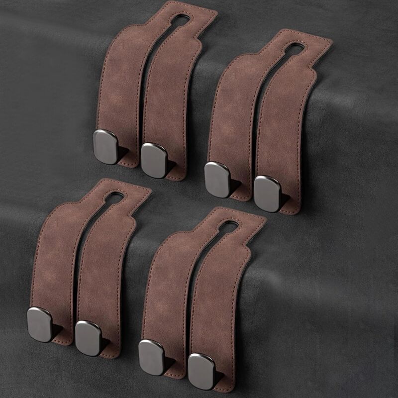 Haken Für Handtaschen Im Auto, Aufbewahrungshaken Für Die Rückenlehne (braun – 4er-pack)