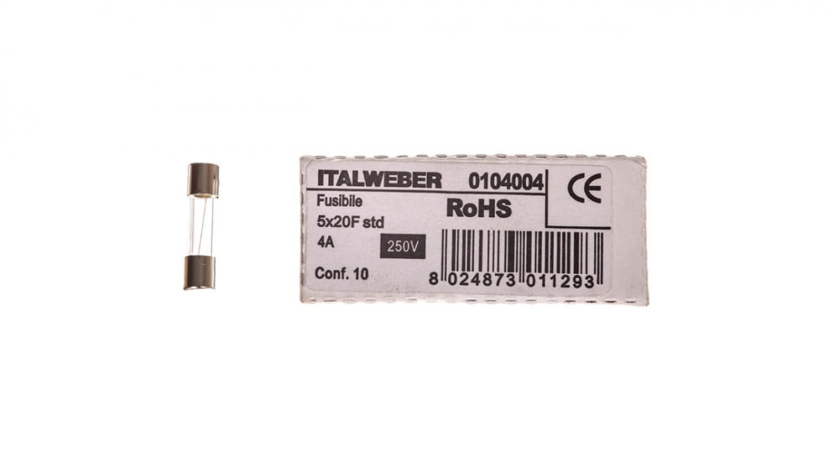 Geräteeinsatz 5x20mm 4a F /schnell/ 250v 006710023 /10 Stück/