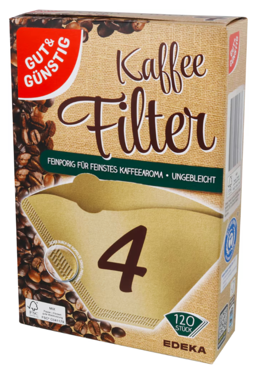 G&g Kaffeefilter Größe 4 120 Stück.
