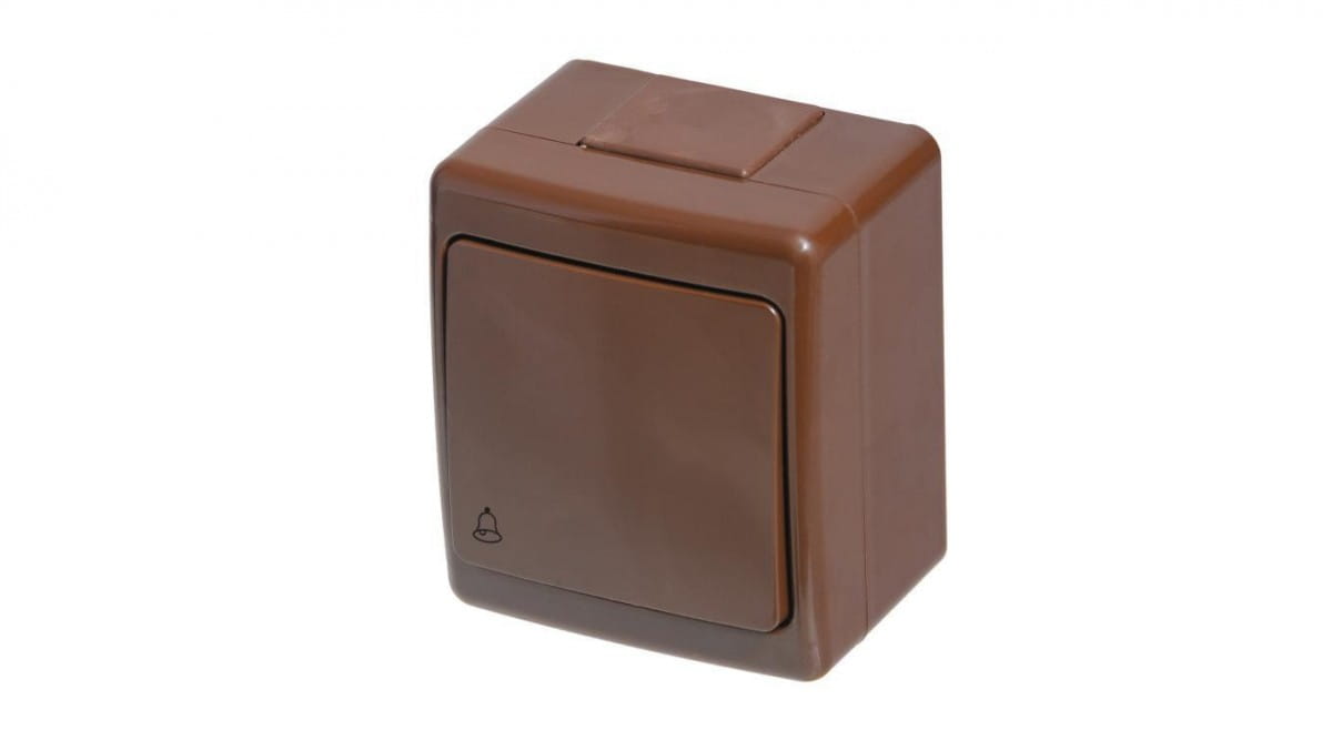 Beta Einzel-hermetikschalter, Klingel, Braun, Ip44 /d.3210wd/