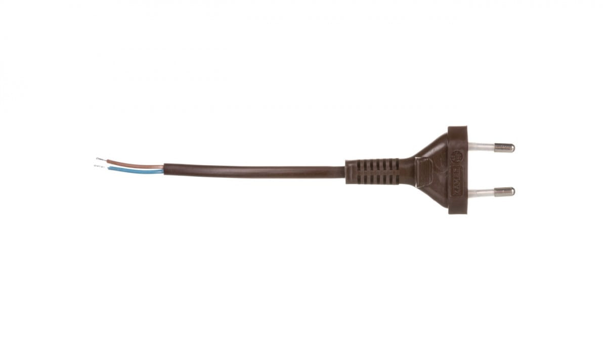 Anschlusskabel Ohne Schalter 190 Cm Braun Sp-190/2x0.5/-bra Yns10000434