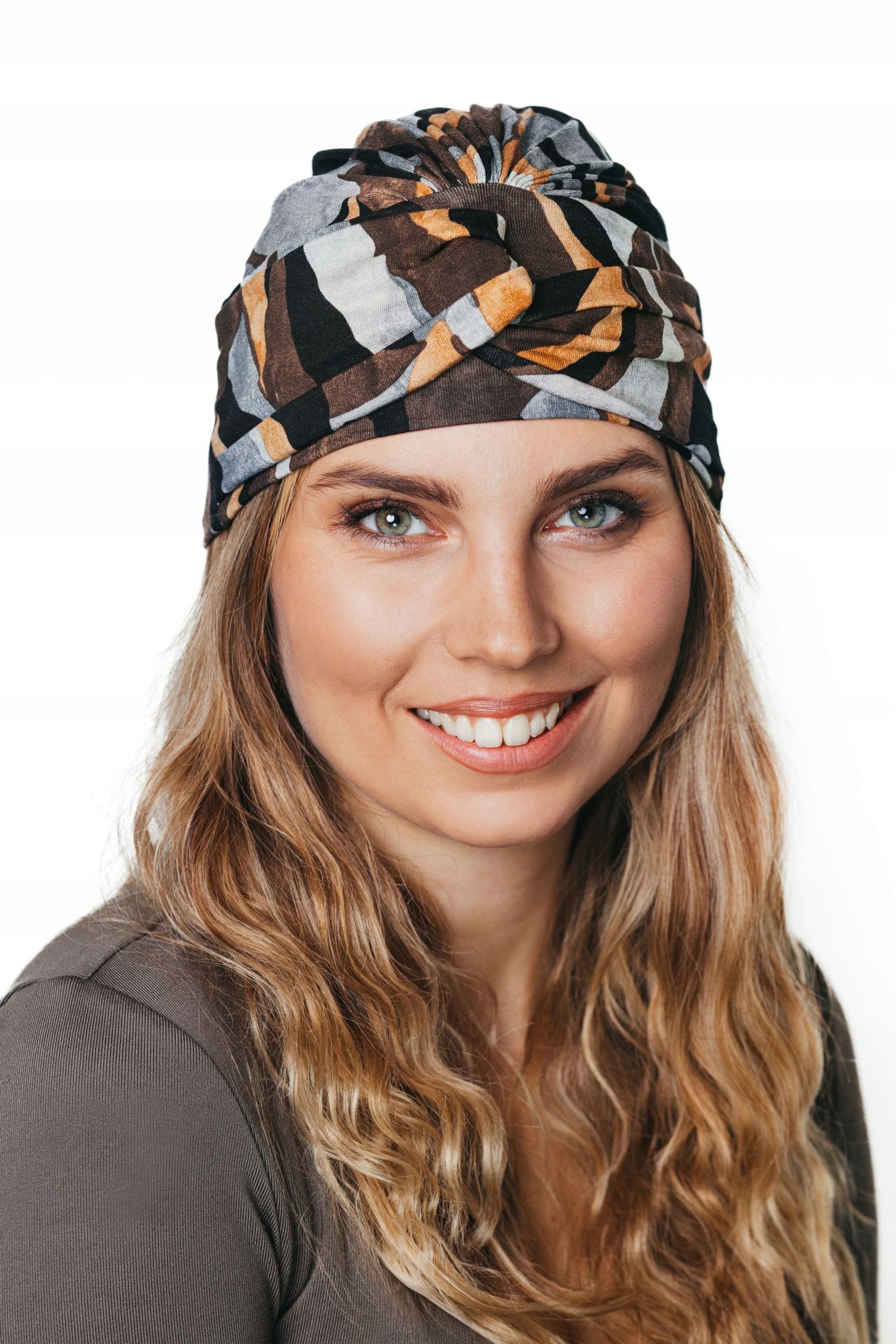 Sara 435 Damen-turban Mit Flechtmuster, Rüschenhut, Auch Nach Chemotherapie