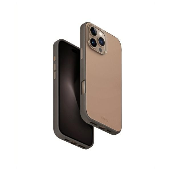 Uniq Lyden Ds Iphone 16 Pro Max 6,9" Magclick Ladehülle Braun-grau/braun-grau