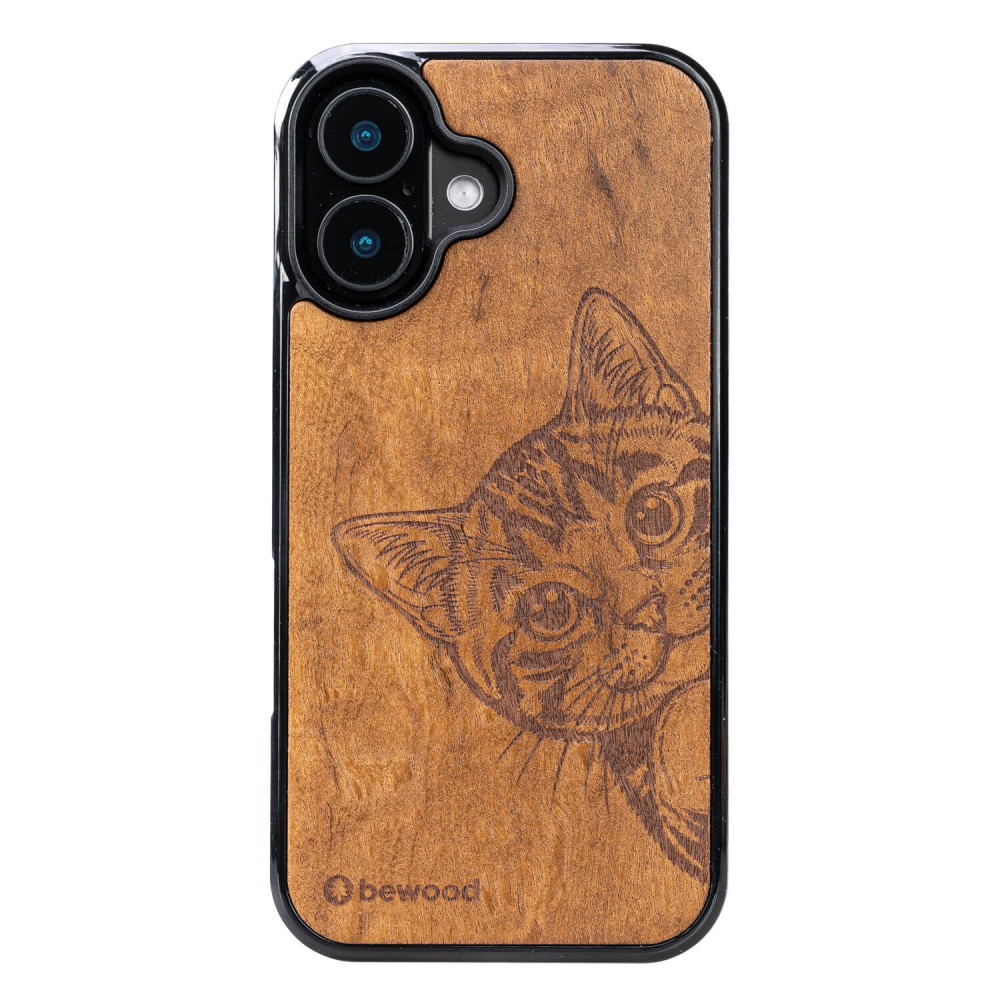 Bewood Holzhülle Für Iphone 17 Cat Lover Imbuia