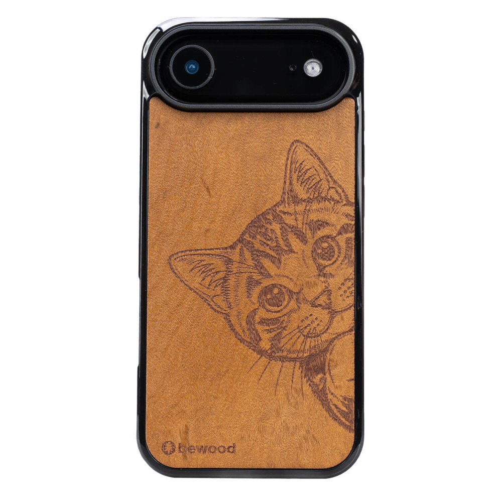 Bewood Holzhülle Für Iphone 17 Air Cat Liebhaber Imbuia