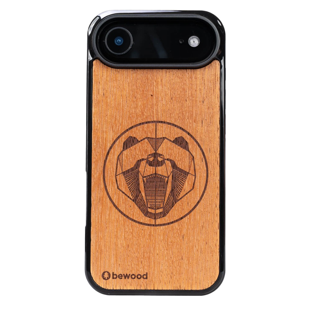 Bewood Holzhülle Für Iphone 17 Air Merbau Bär