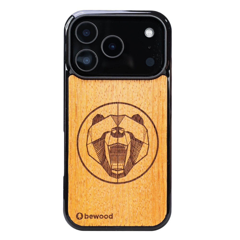 Bewood Holzhülle Für Iphone 17 Pro Merbau Bär