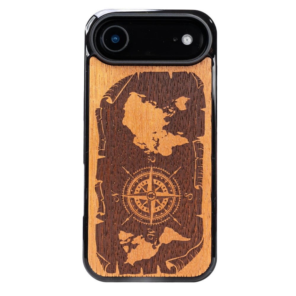 Bewood Holzhülle Für Iphone 17 Air, Windrose, Merbau