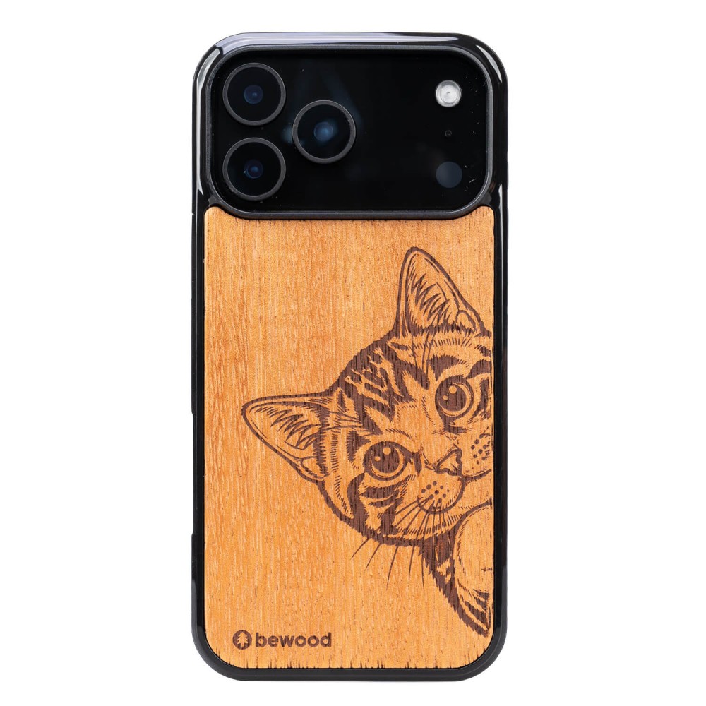Bewood Holzhülle Für Iphone 17 Pro Maxcat Lover Merbau