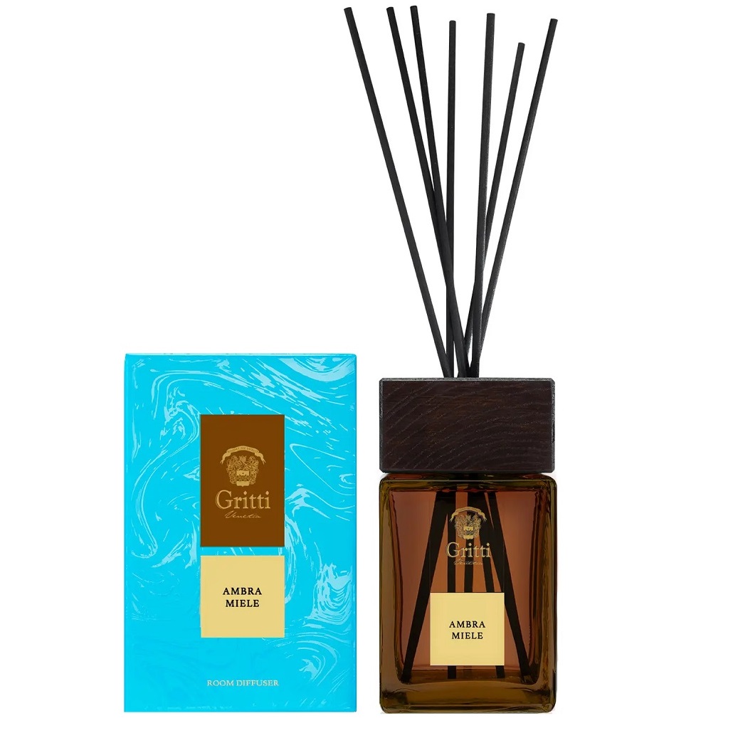 Ambra Miele Duftdiffusor Mit Stäbchen 500 Ml