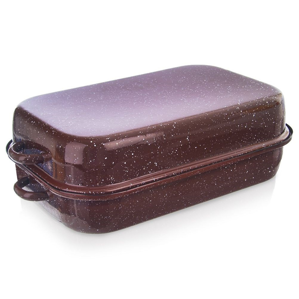 Emaillierter Bräter Zum Braten Von Fleisch, Fisch Und Gemüse 2x2,9