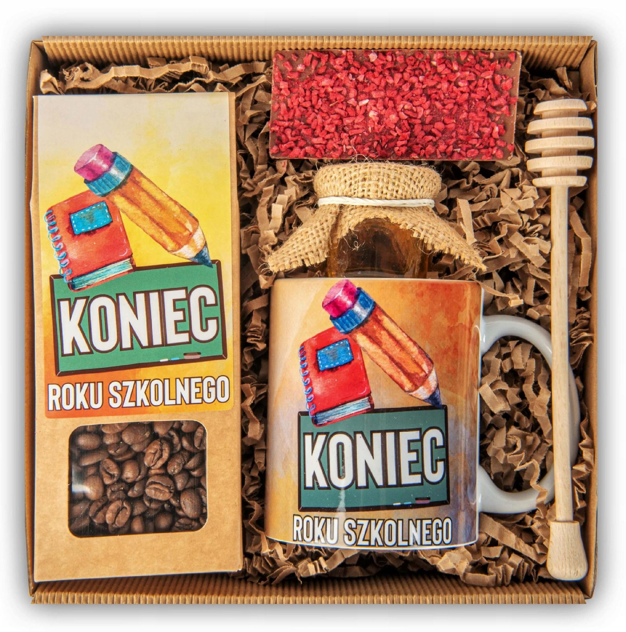 Ein Geschenk Für Eine Lehrerin/einen Lehrer, Als Dankeschön, Zum Schuljahresende, Mit Tasse, Kaffee, Schokolade Oder Honig