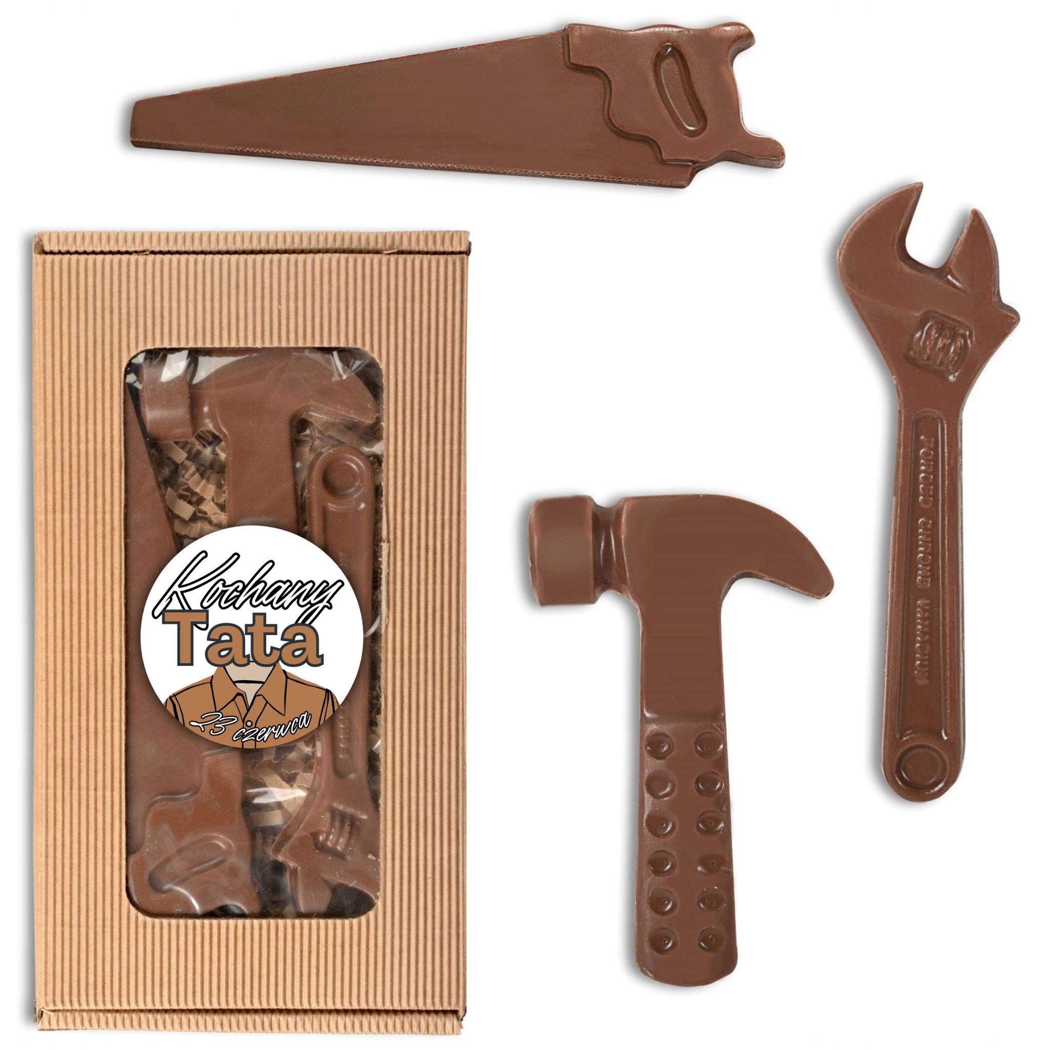 Geschenk Für Papa Zum Vatertag: Schokoladenwerkzeugfiguren (100 G)