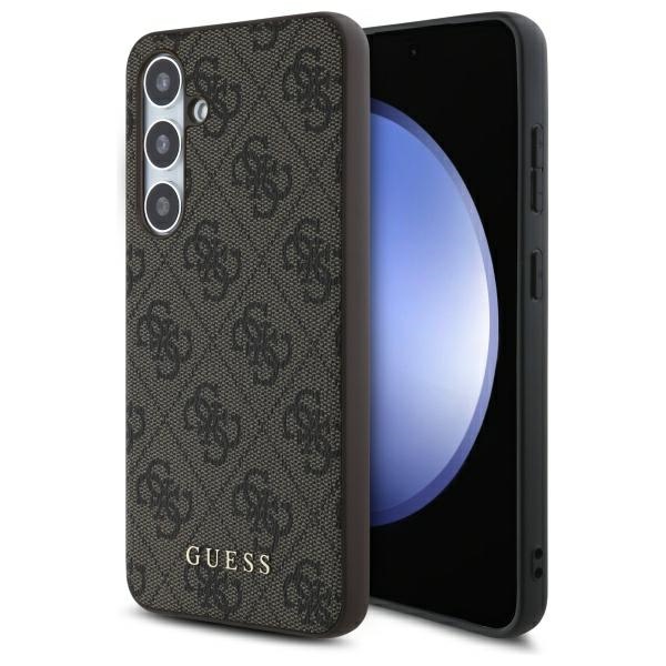 Guess Guhcs24feg4gfbr S24 Fe S721 Braun/braun Hartschalenkoffer 4g Metall Gold Logo