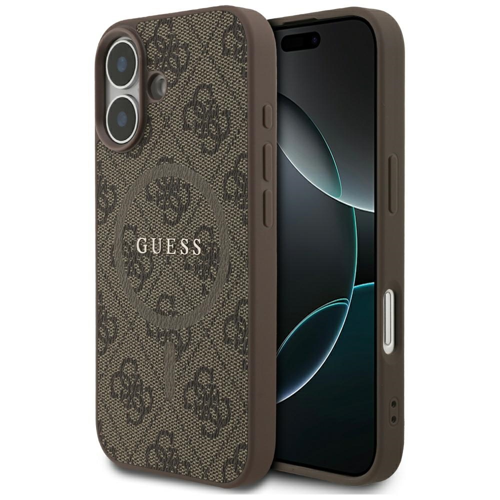 Guess 4g Ring Classic Logo Magsafe Hülle Für Iphone 17 Braun