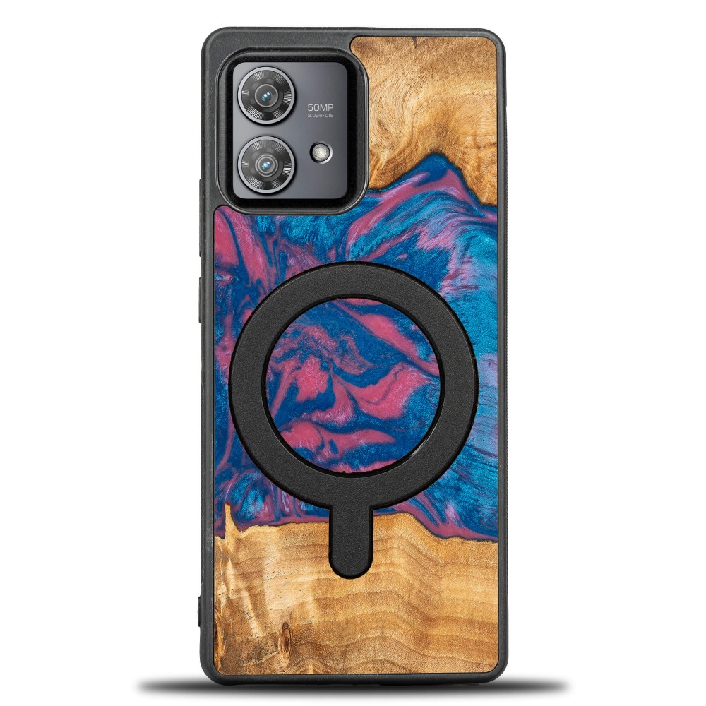 Bewood Unique Schutzhülle Für Motorola Edge 40 Neo - Neons - Vegas Mit Magsafe