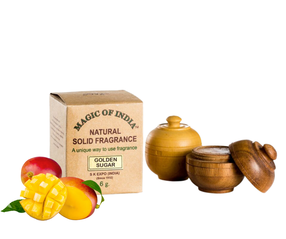 Magic Of India Golden Sugar Natürliche Parfümcreme, 6 G, Limitierte Edition