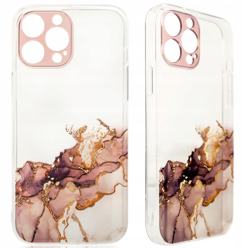 Marmor-schutzhülle Für Xiaomi Redmi Note 11, Gel-cover, Marmorbraun